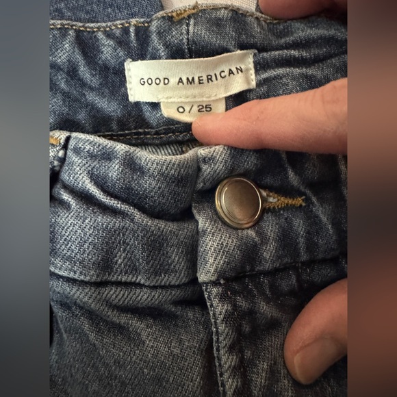 Good American Good Legs Straight Jeans size 0 / 25 - Picture 4 of 6